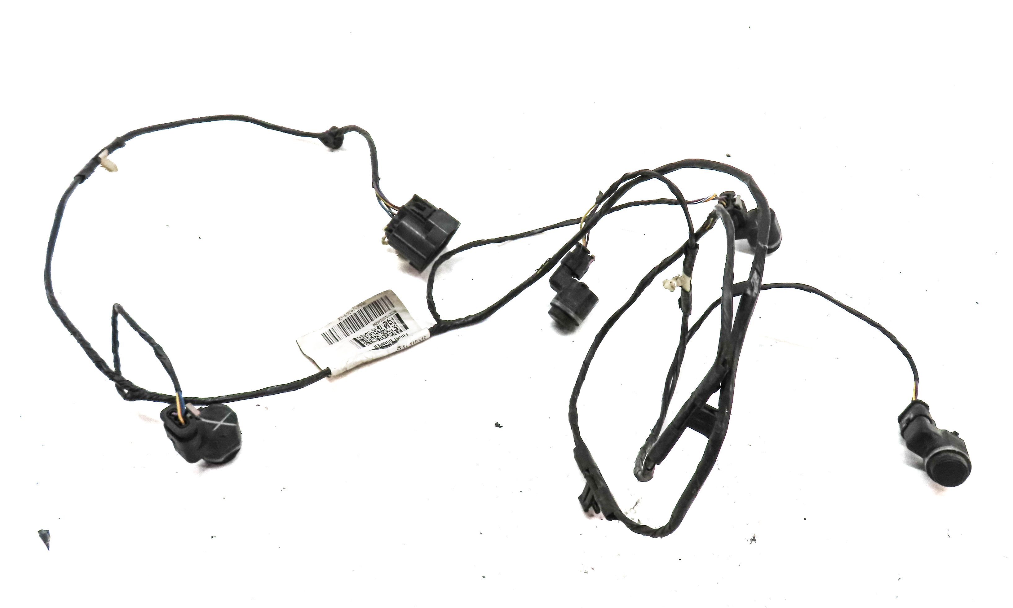 2015 LAND RANGE ROVER SPORT (L494) FRONT PARK ASSIST PDC SENSOR SET/4 w/HARNESS — exact item pictured